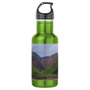 Garrafa Vale no Rio Toklat de Denali