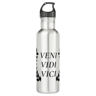 Garrafa Veni Vidi Vici Eu Vi Que Conquistei