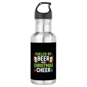 Garrafa Vetor de Cerveja de Natal Alegria Natalícia Bebida