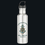 Garrafa Viagem de Barcos de Cruzeiro da Família Náutica Pe<br><div class="desc">Design de cruzeiro da família temática náutica com âncora, roda e corda de barco com tipografia moderna verde-escura que faz um perfeito balanço coordenado da família para a viagem, cruzeiro ou reunião familiar que você tem planejado o ano todo. Veja os outros itens correspondentes como camisetas para o resto da...</div>