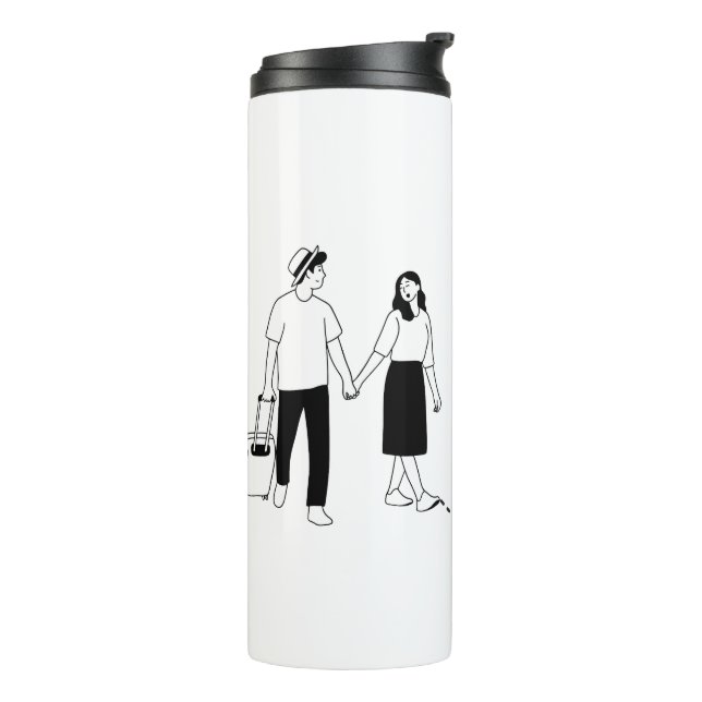 Garrafa viagem Love (Giro à esquerda)