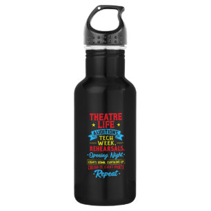 Garrafa Vida De Teatro Para Ator