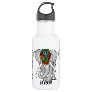 Garrafa Vida Selvagem de Elefante Africano Personalizada 