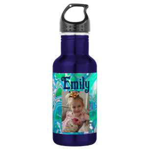 Garrafa Vidro do mar personalizado Abstrato de arte digita