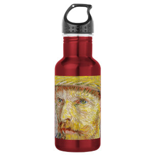 Garrafa Vincent van Gogh - Autorretrato com Chapéu de Palh
