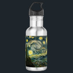 Garrafa Vincent van Gogh's The Starry Night (1889)<br><div class="desc">Uma pintura pós-impressionista clássica de 1889, trabalho de arte que passou para o dominio público e faz produtos maravilhosos e outros. Todas as obras de arte fina, arte venenosa, obras-primas clássicas e outras obras-primas antigas aqui na Galeria de Masterworks foram cuidadosamente editadas e passadas para fornecer os melhores resultados possíveis....</div>