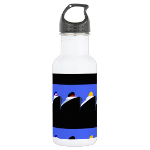 Garrafa Vintage Cruise Ship Art Deco Poster