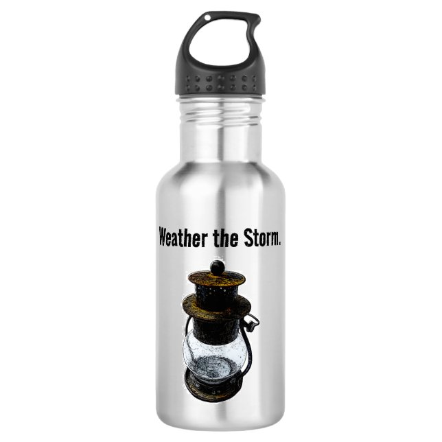 Garrafa Vintage Hurricane Lanterna Wilderness Acampando Ar (Frente)