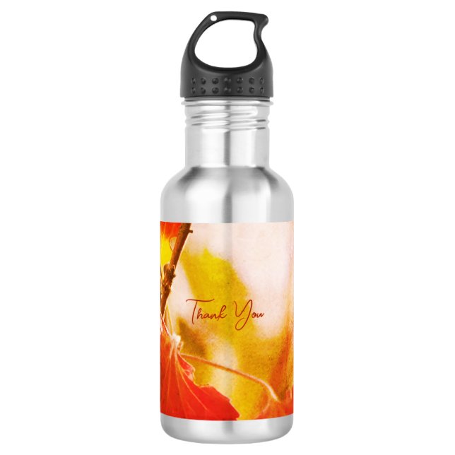 Garrafa Vintage Leaves Boho – Botanical Fantasy Thanks (Frente)