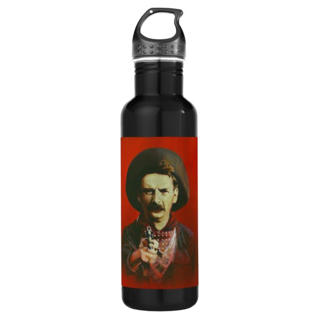 Garrafa Vintage Wild West Outlaw Bottle (Frente)
