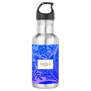 Garrafa Vintage William Morris Blue Botanograma