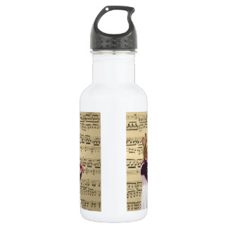 Garrafa Violinista de coelho engraçado