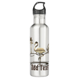 Garrafa Vista de Férias Douradas