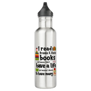 Garrafa Vivo Muitas Vidas Lendo Livros De Brenda K Davies