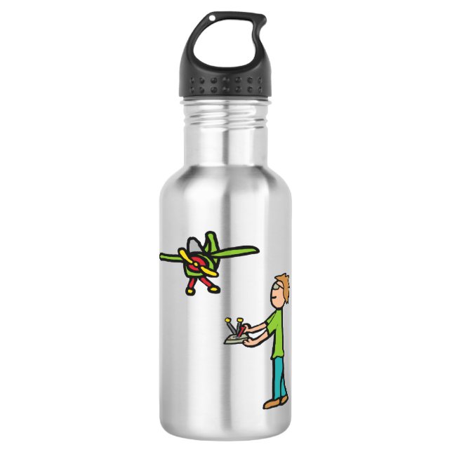 Garrafa Voo de avião modelo RC (Frente)