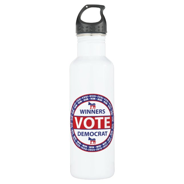 Garrafa Voto Democrata dos vencedores (Frente)