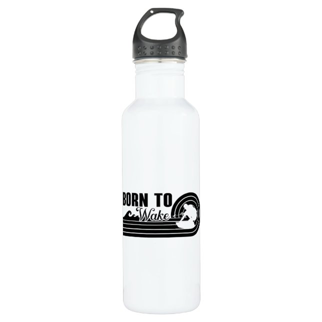 Garrafa Wakeboard Born To Wake Wakeboarding Wakeboarder (Frente)