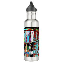 Garrafa Water Bottle – Collapse Reflection Abstract Design