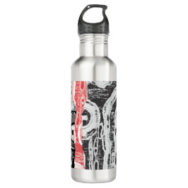 Garrafa Water Bottle – Friction Lands Abstract Design