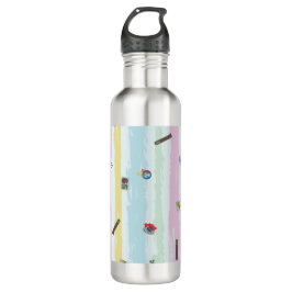 Garrafa Water Bottle – Sports & Stripes Pastel Racing 