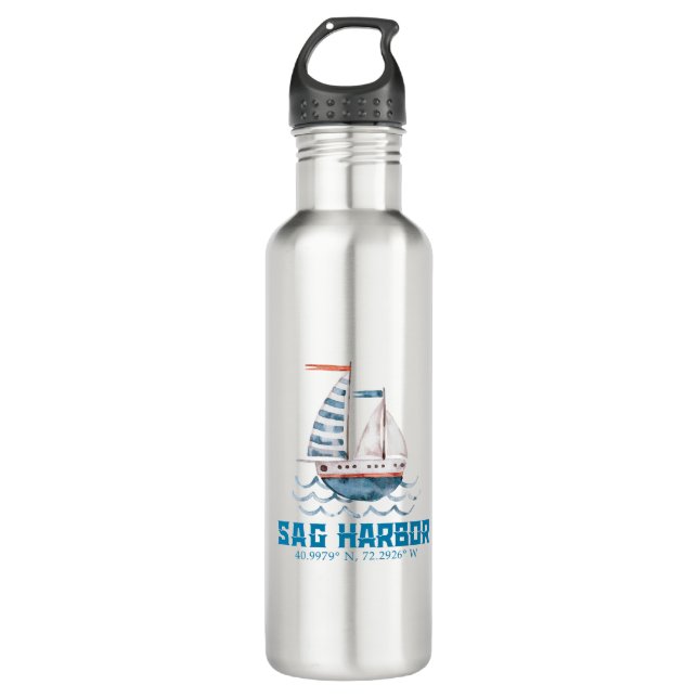 Garrafa Water Bottle with Sag Harbor logo (Frente)