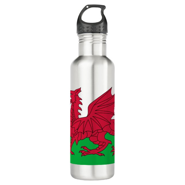Garrafa Welsh Flag (País de Gales) (Welsh Dragon) (Frente)