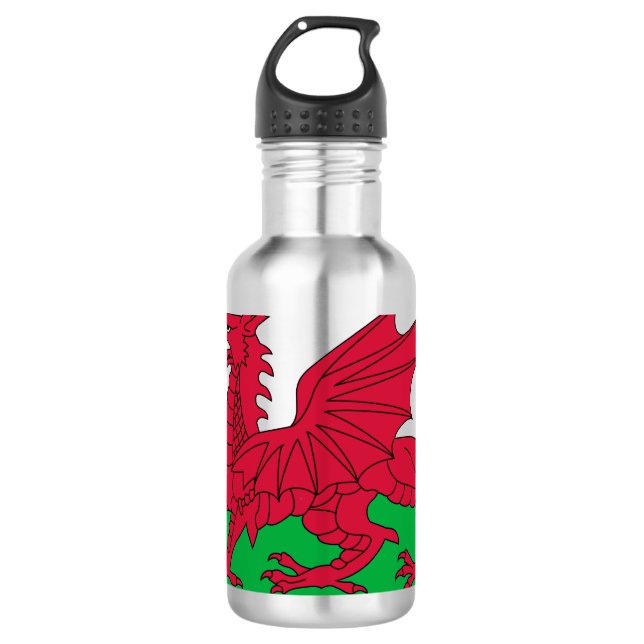 Garrafa Welsh Flag (País de Gales) (Welsh Dragon) (Frente)