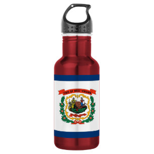 Garrafa West Virginia State Flag Liberty Bottle