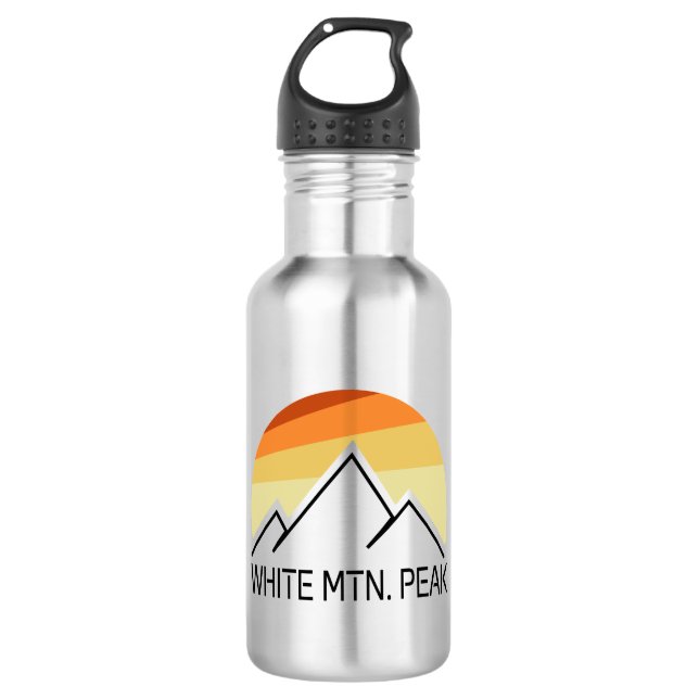 Garrafa White Mountain Peak California Retro (Frente)
