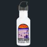 Garrafa White Sands National Park New Mexico Vintage<br><div class="desc">Design trabalho de arte de vetor de areia branca. O parque está localizado no estado do Novo México e completamente cercado pela Faixa dos Mísseis White Sands.</div>
