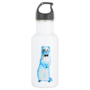Garrafa White Stoat Ermine Cute Mustelid Ferret Arte
