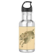 Wild Boar (Arte japonesa) (por Kono Bairei)