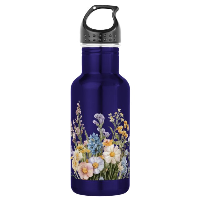 Garrafa Wildflowers & Stainless Steel Water Bottle (Frente)