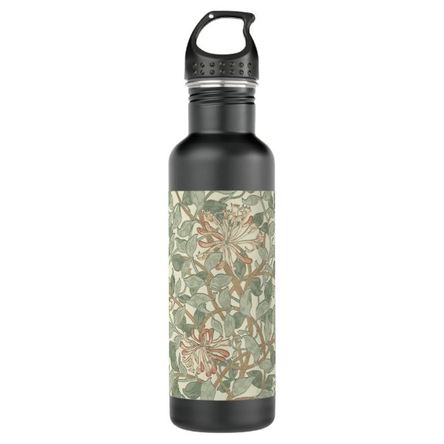 Garrafa William Morris Honeysuckle Green Floral (Frente)