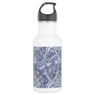 Garrafa William Morris Windrush Padrão Floral Azul