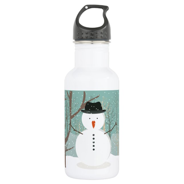 Garrafa Winter Snowman (Frente)