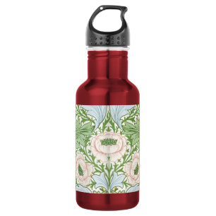 Garrafa Wm Morris Myrtle Floral Arte Nova Brilhante