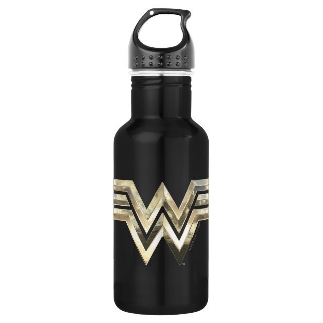 Garrafa WW84 | Golden Wonder Woman Logo (Frente)