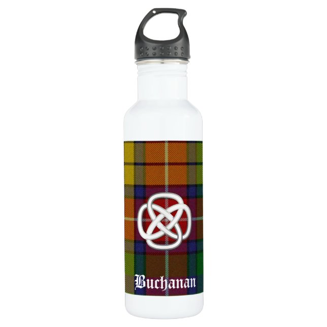 Garrafa Xadrez Colorida Buchanan Tartan (Frente)