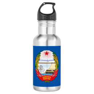 Garrafa Xícara de papel emblema da Coreia do Norte