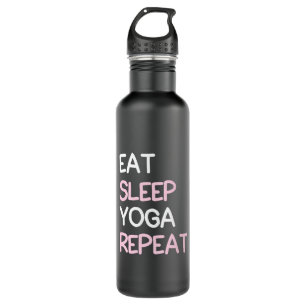 Garrafa Yoga Lover   Eat Sleep Yoga Repeat