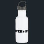 Garrafa YourWebSite.com<br><div class="desc">"YourWebSite.com" Substitua o endereço .com pelo seu endereço Web. Adicionar qualquer outro slogan ou texto.</div>