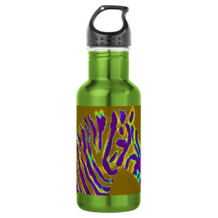 Garrafa Zebra Art Purple Stripe