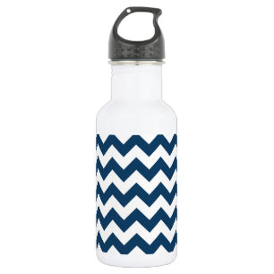 Garrafa Ziguezague Azul Marinho, Chevron Azul Marinho, Pad