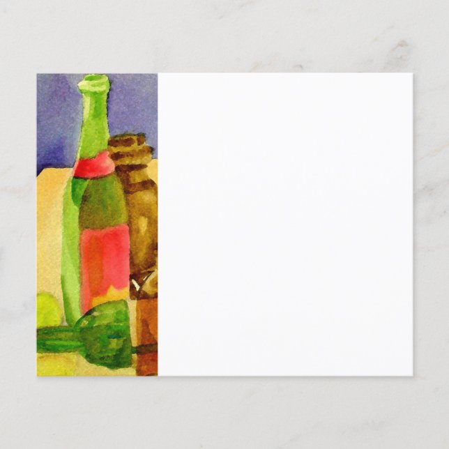 Garrafas de Aquarela (Frente)