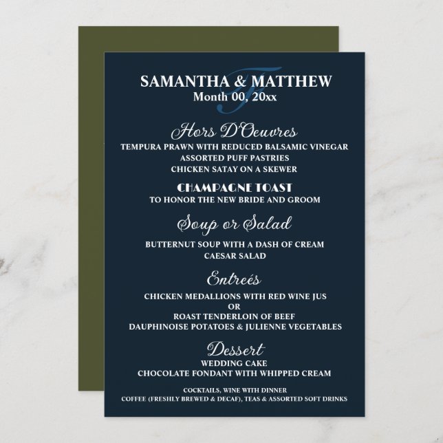 Garrafas de vinho de aquarela menu vinícola rural (Frente/Verso)