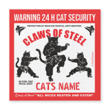 Garras de Aço Segurança de Gato Personalizada