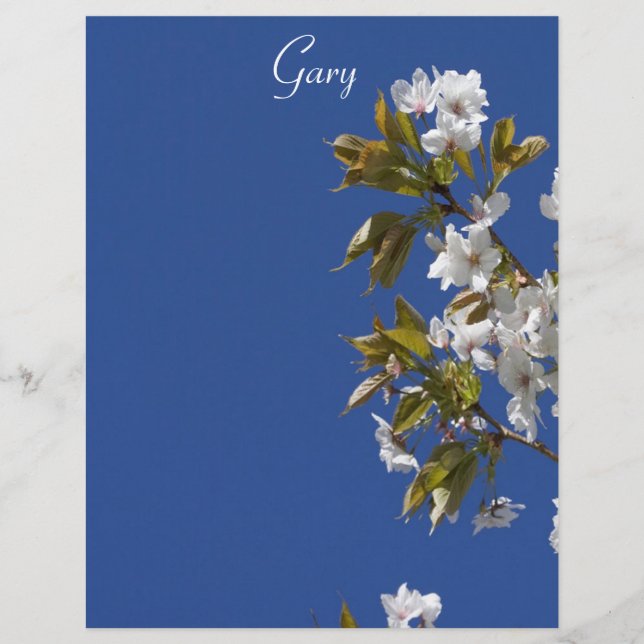 Gary Blossom Letterhead (Frente)