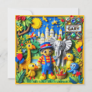 GARY ~ Cartão de Aniversário ~ Guarda Florestal ~