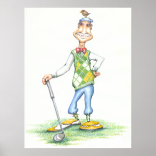 Gary, o poster de golfe